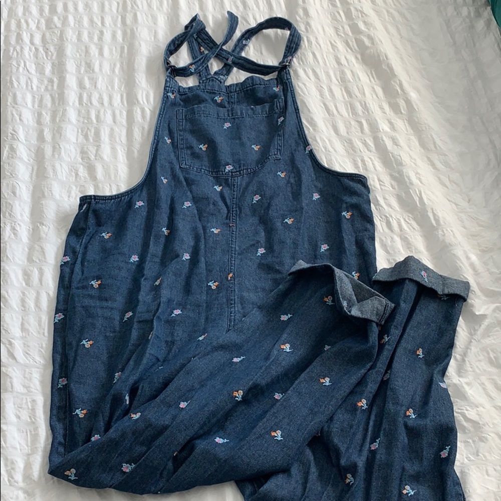 Floral Overalls